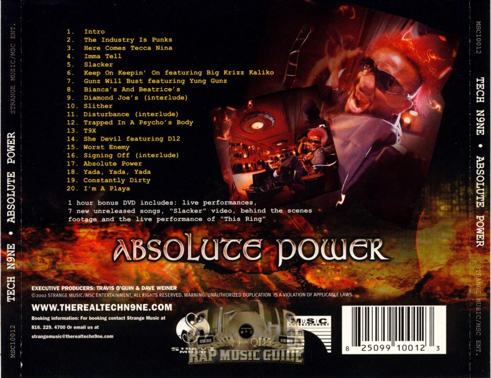 Tech N9ne Absolute Power Download